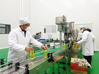 耒阳市首家混合制企业湖南神农国油油脂加工厂正式投产